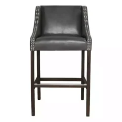 Kirklands Home Castaic Barstool Gray Best