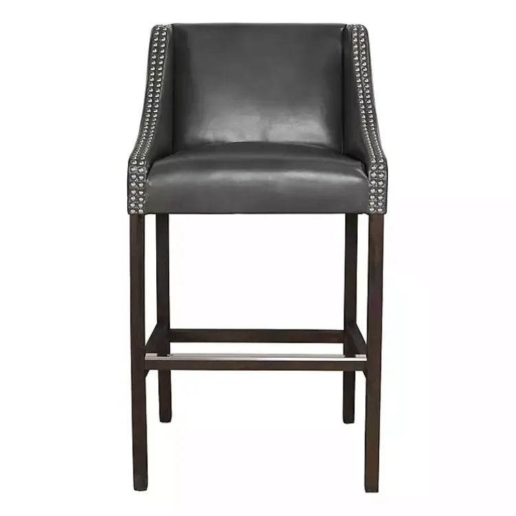 Kirklands Home Castaic Barstool Gray Best