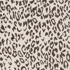 Kirklands Home Cauli Leopard Print Round Outdoor Rug, 5 ft. Black Outlet
