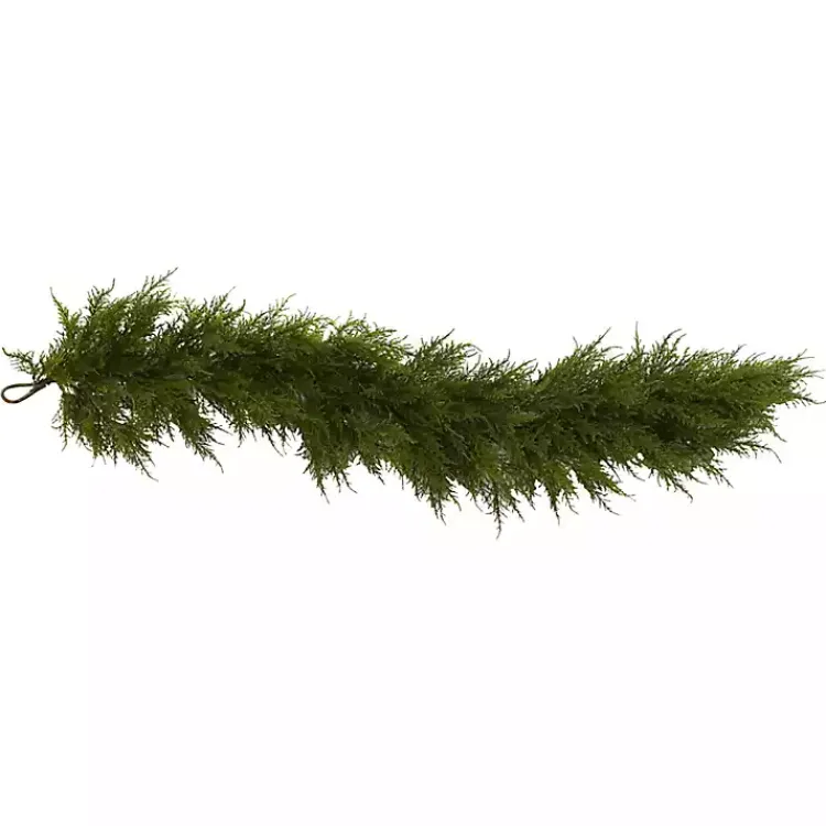 Christmas Arrangements & Garland>Kirklands Home Cedar Bough Christmas Garland Green