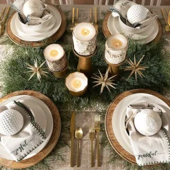 Christmas Dining & Entertaining>Kirklands Home Cedar Top Table Runner Green