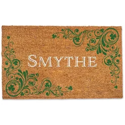 Kirklands Home Celtic Clovers Personalized Coir Doormat Sale