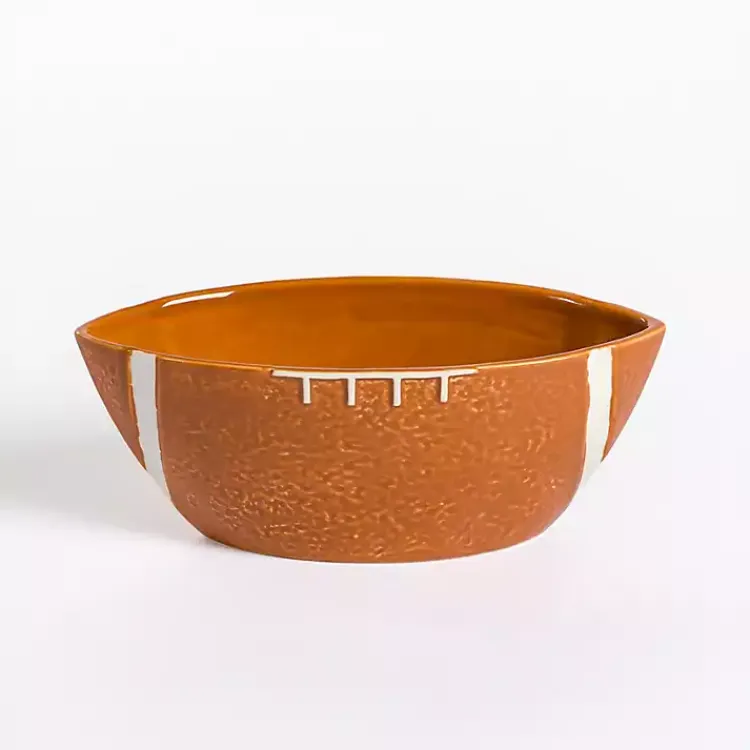 Kirklands Home Ceramic Football Dip Bowl Hot
