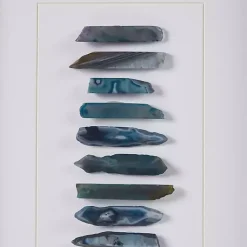 Kirklands Home Cerulean Agate Martha Stewart Shadowbox Plaque New