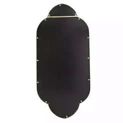 Kirklands Home Champagne Gold Long Quatrefoil Mirror Best