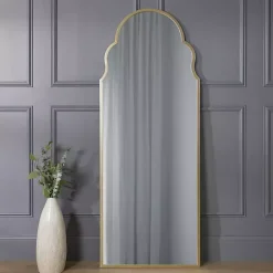 Kirklands Home Champagne Maria Arch Full Length Mirror Gold Hot