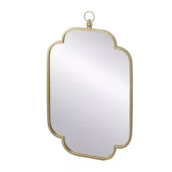 Kirklands Home Champagne Notched Corners Mirror Best