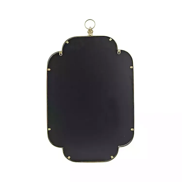 Kirklands Home Champagne Notched Corners Mirror Best