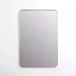 Kirklands Home Champagne Nouveau Curved Corner Mirror