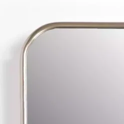 Kirklands Home Champagne Nouveau Curved Corner Mirror