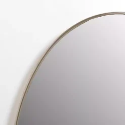 Kirklands Home Champagne Nouveau Oval Wall Mirror New
