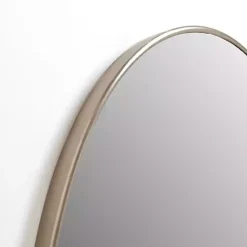 Kirklands Home Champagne Nouveau Oval Wall Mirror New
