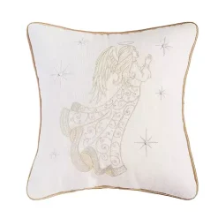 Christmas Pillows>Kirklands Home Champagne Praying Angel Christmas Pillow