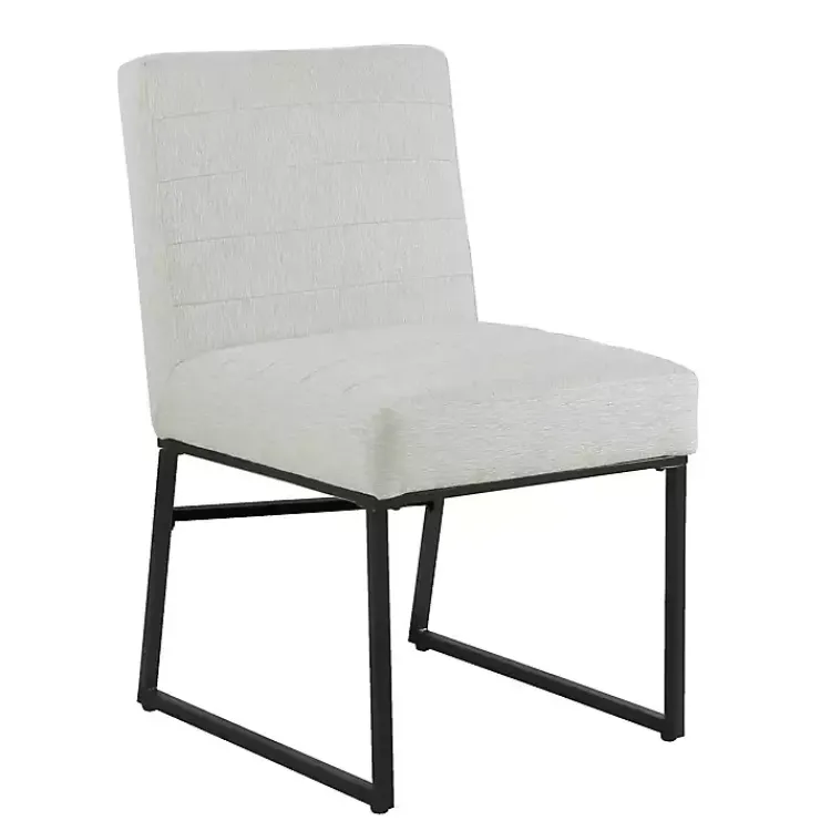 Kirklands Home Channeled Woven Dining Chair Gray