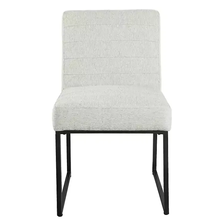 Kirklands Home Channeled Woven Dining Chair Gray