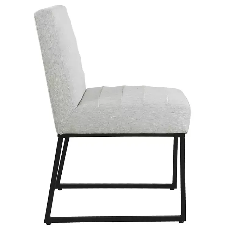 Kirklands Home Channeled Woven Dining Chair Gray