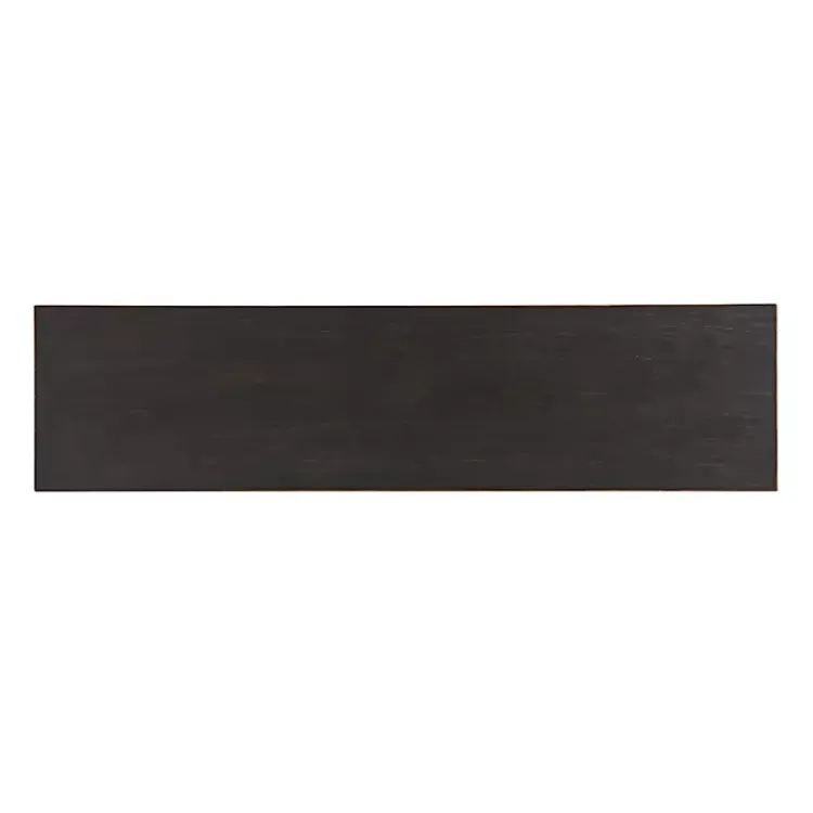 Kirklands Home Charcoal Ramus Console Table Black