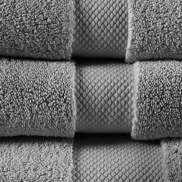 Kirklands Home Charcoal 6-pc. Oversized Cotton Bath Towel Set Gray Online