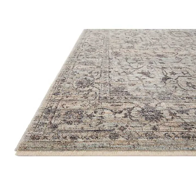 Kirklands Home Charcoal Sorrento Medallion Area Rug, 7x10 Gray Discount