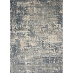 Kirklands Home Charcoal Tally Textured Area Rug, 3x5 Clearance