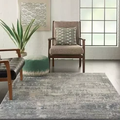 Kirklands Home Charcoal Tally Textured Area Rug, 5x7 Discount