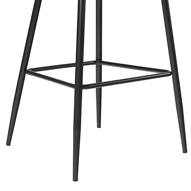 Kirklands Home Charcoal Upholstered Charli Bar Stools, Set of 2 Gray Clearance