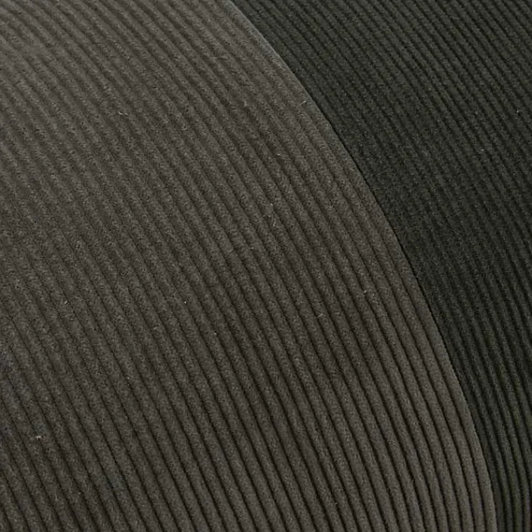 Pillows>Kirklands Home Charcoal Velvet Corduroy Lumbar Pillow Gray