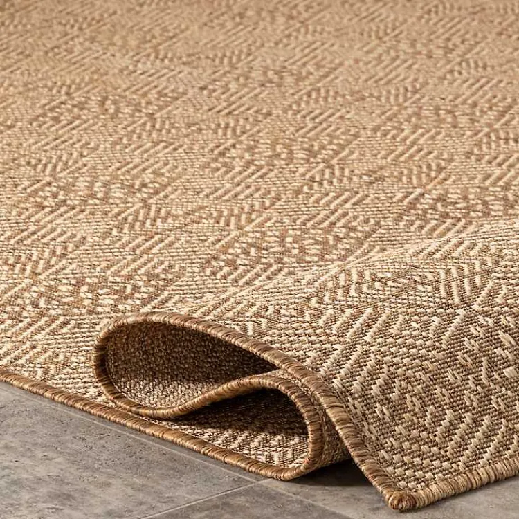 Kirklands Home Charlotte Elegant Outdoor Rug, 8x10 Tan