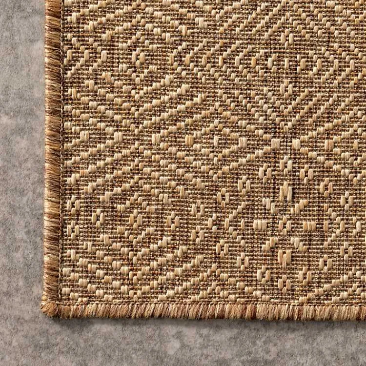 Kirklands Home Charlotte Elegant Outdoor Rug, 8x10 Tan