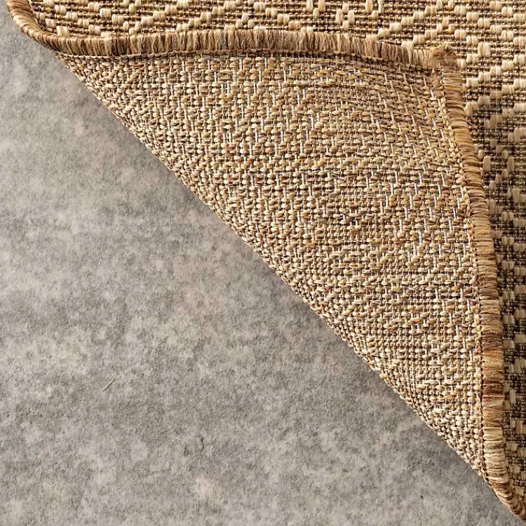 Kirklands Home Charlotte Elegant Outdoor Rug, 8x10 Tan