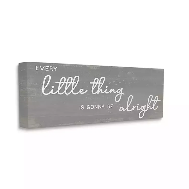 Kirklands Home Charming Every Little Thing Wall Plaque Gray Sale