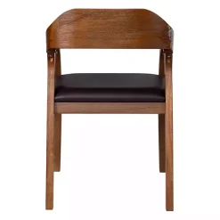Kirklands Home Chestnut Ramus Dining Armchairs, Set of 2 Brown Online