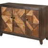 Kirklands Home Chevron 3-Door Wooden Credenza Online