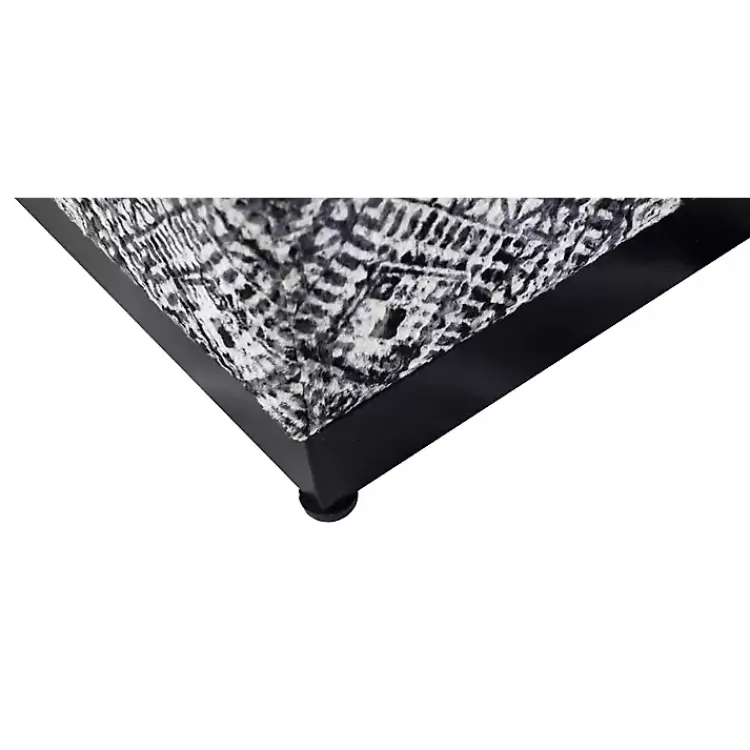 Kirklands Home Chinle Velvet Cube Ottoman Clearance