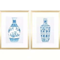 Kirklands Home Chinoiserie Vases I Framed Art Prints, Set of 2 Discount