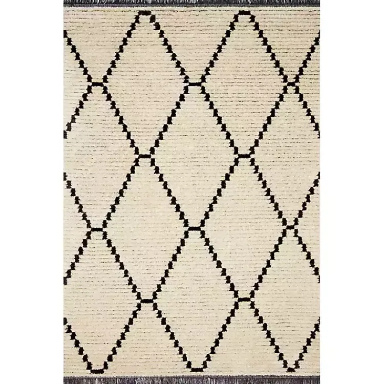 Kirklands Home Chris Loves Julia x Loloi Alice Cream Runner, 2x4 New