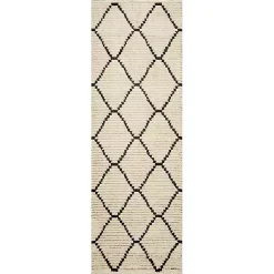 Kirklands Home Chris Loves Julia x Loloi Alice Cream Runner, 2x4 New