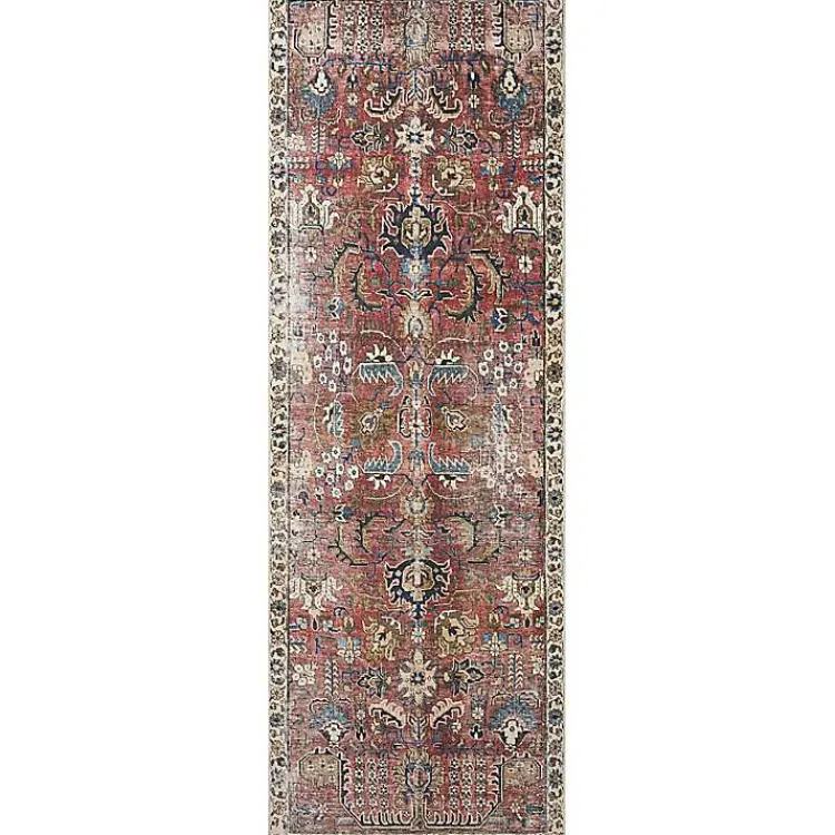 Kirklands Home Chris Loves Julia x Loloi Jules Merlot Runner, 2x3 Discount