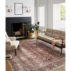 Kirklands Home Chris Loves Julia x Loloi Jules Merlot Rug, 3x5 Best