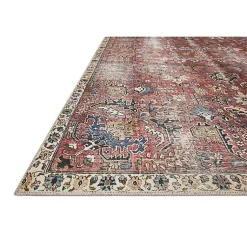 Kirklands Home Chris Loves Julia x Loloi Jules Merlot Rug, 3x5 Best