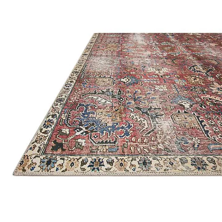 Kirklands Home Chris Loves Julia x Loloi Jules Merlot Rug, 3x5 Best