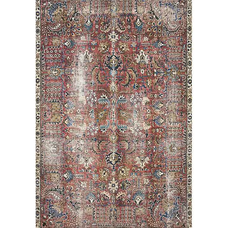 Kirklands Home Chris Loves Julia x Loloi Jules Merlot Rug, 5x7 Sale