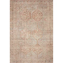 Kirklands Home Chris Loves Julia x Loloi Jules Orange Runner, 2x3 Clearance