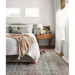 Kirklands Home Chris Loves Julia x Loloi Jules Lagoon Rug, 5x7 Multi Clearance