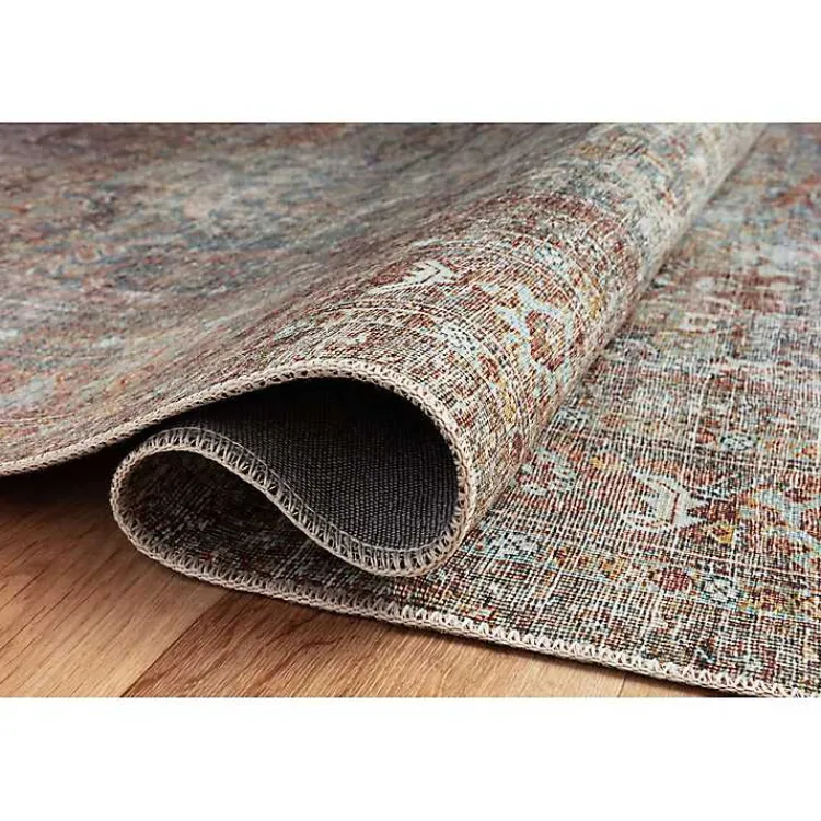 Kirklands Home Chris Loves Julia x Loloi Jules Lagoon Rug, 5x7 Multi Clearance