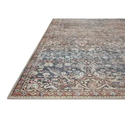 Kirklands Home Chris Loves Julia x Loloi Jules Dark Blue Rug, 2x9 New