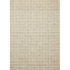 Kirklands Home Chris Loves Julia x Loloi Polly Tan Grid Rug, 2x9 New