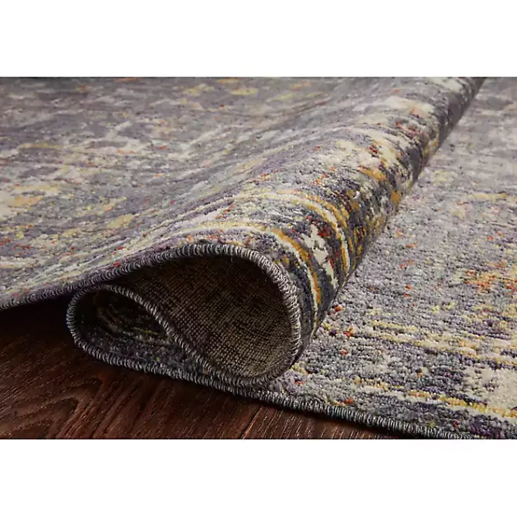 Kirklands Home Chris Loves Julia x Loloi Rosemarie Coal Rug, 6x9 New