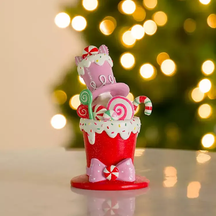 Christmas Decorations>Kirklands Home Christmas Candy Top Hat