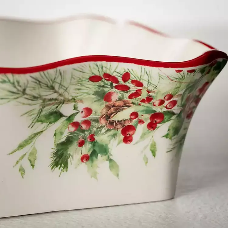 Christmas Dining & Entertaining>Kirklands Home Christmas Cardinal Serving Dish